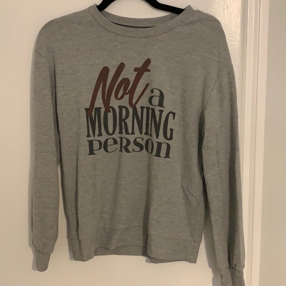 “Not a morning person” sweater. - Picture 1 of 4